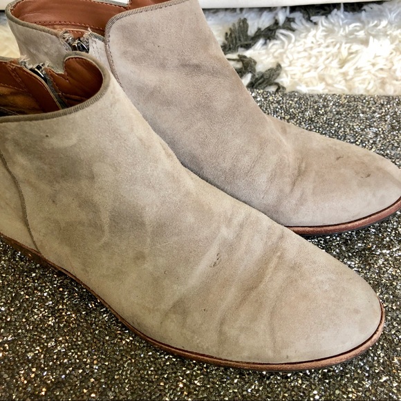 Sam Edelman Gray Suede Booties - Picture 7 of 8